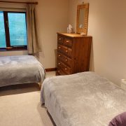 View of twin bed room - Lowdale Cottage, Sleights, Whitby North Yorkshire