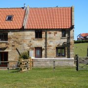 Rear View of Garden to Lowdale Cottage - Lowdale Farm Cottages - Holiday Home - North Yorkshire